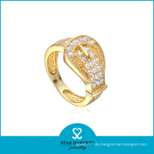 Art und Weise goldener Schmucksache personifizierter silberner Ring (SH-R0041)